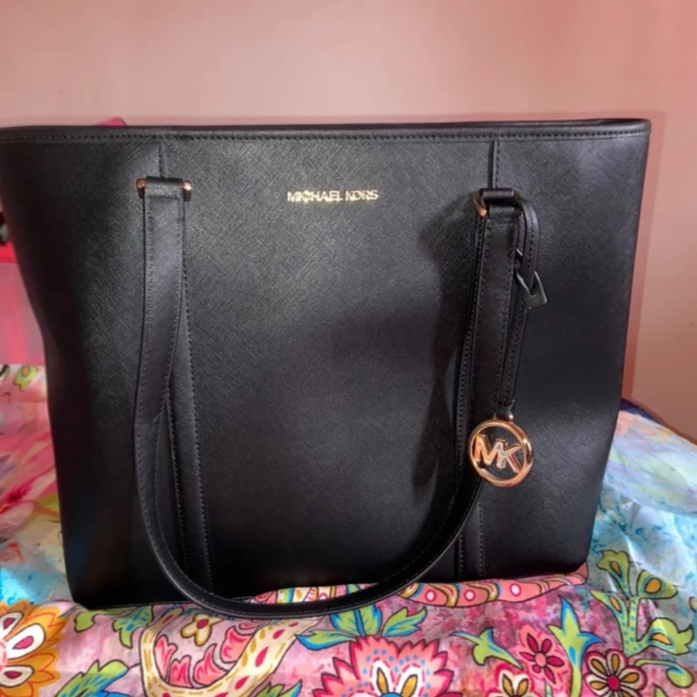 Michael Kors Black Sady Tote Bag NWOT